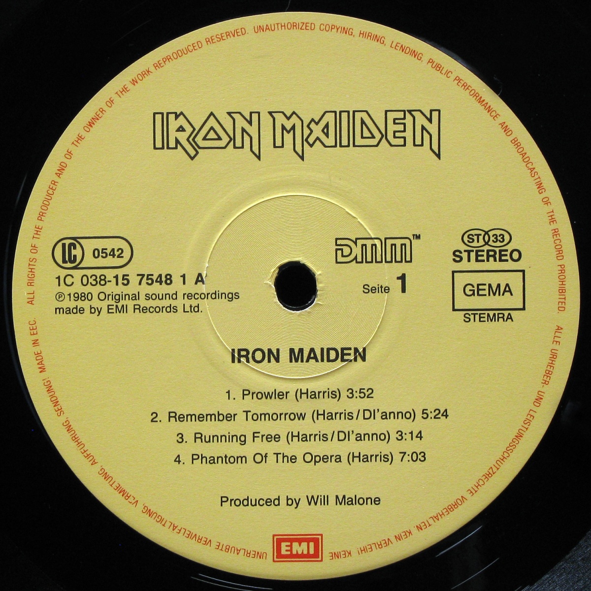 LP Iron Maiden — Iron Maiden фото 3