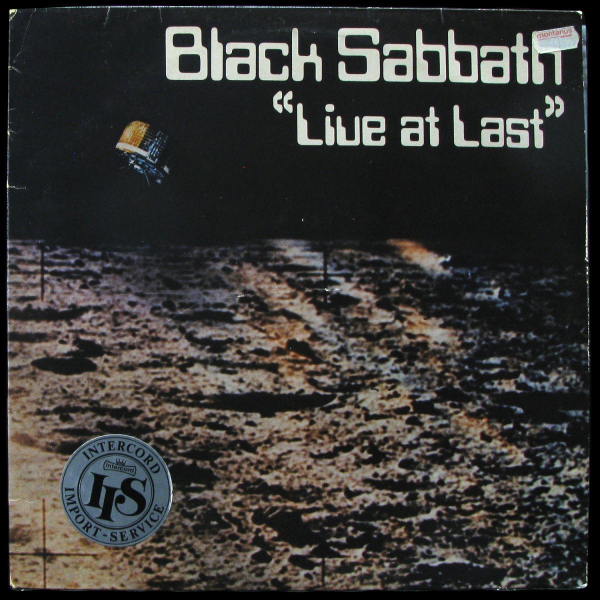 LP Black Sabbath — Live At Last фото