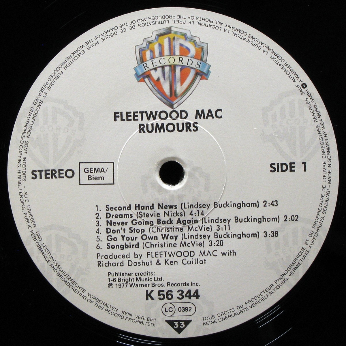 LP Fleetwood Mac — Rumours фото 3