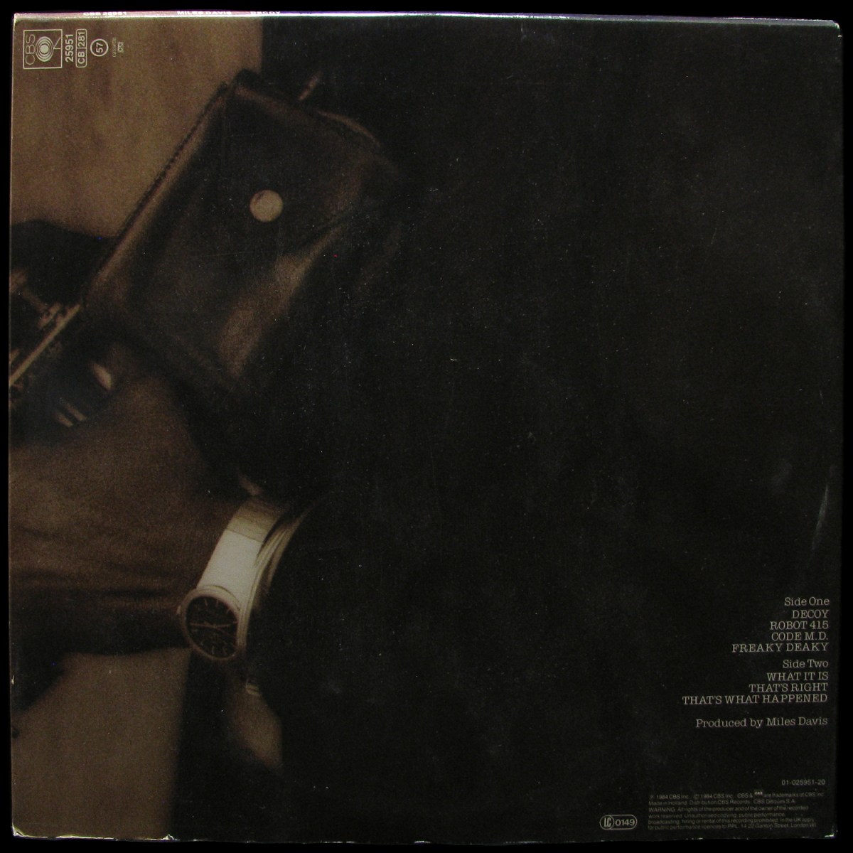 LP Miles Davis — Decoy фото 2