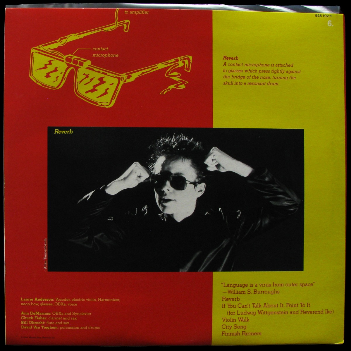 LP Laurie Anderson — United States Live (5LP Box) фото 12