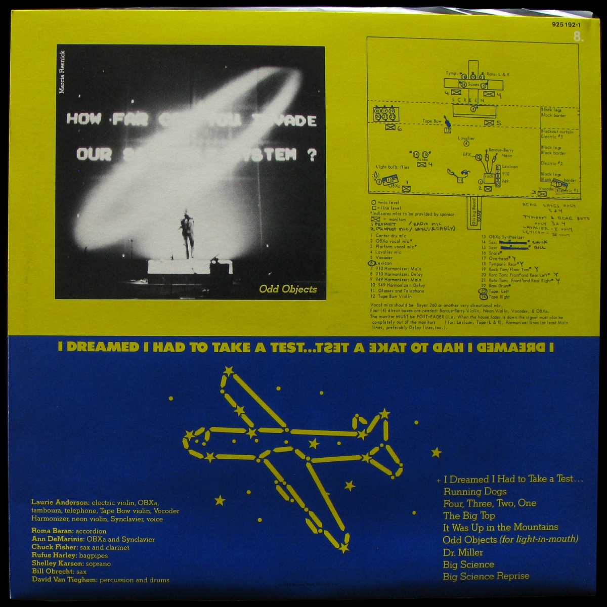 LP Laurie Anderson — United States Live (5LP Box) фото 16