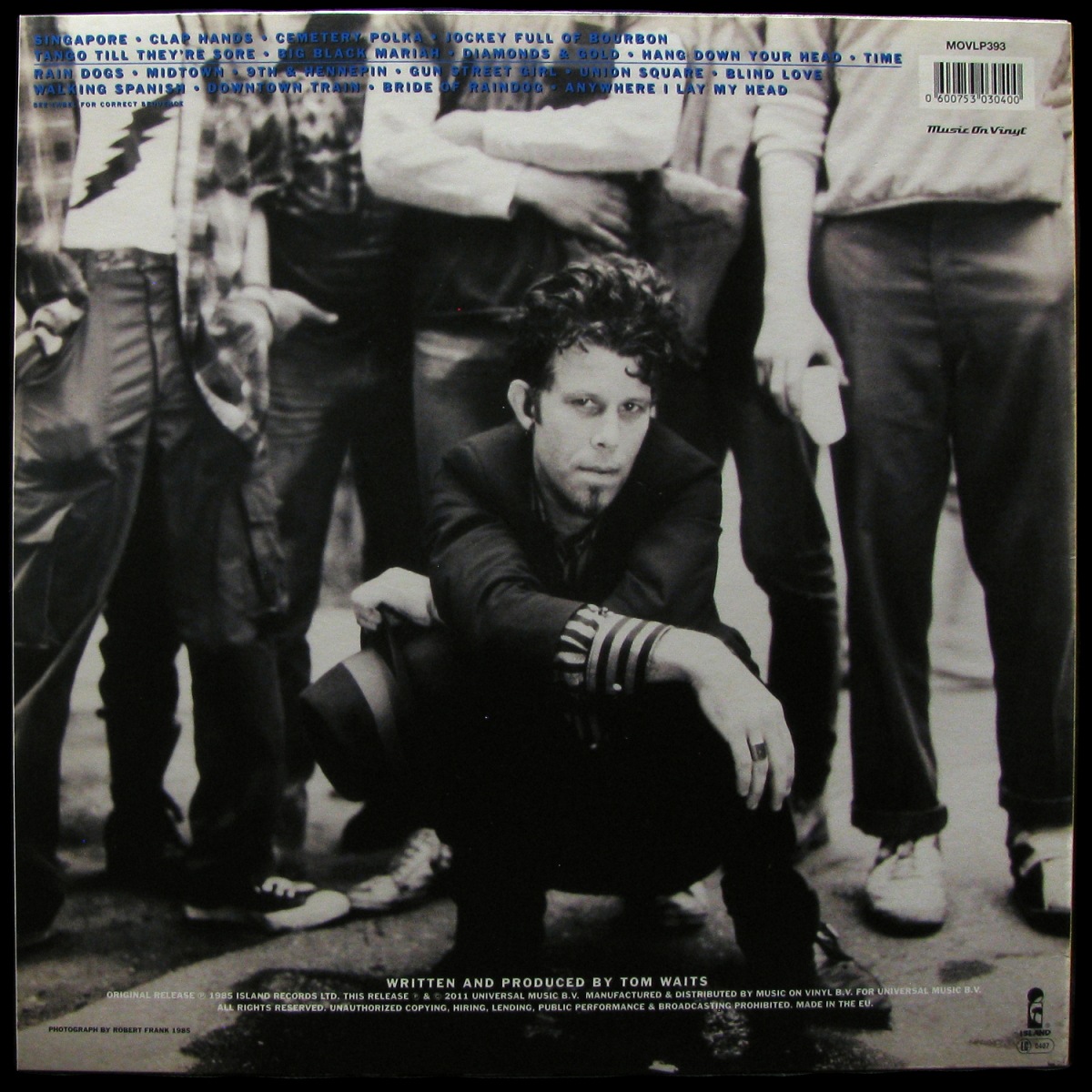 LP Tom Waits — Rain Dogs фото 2