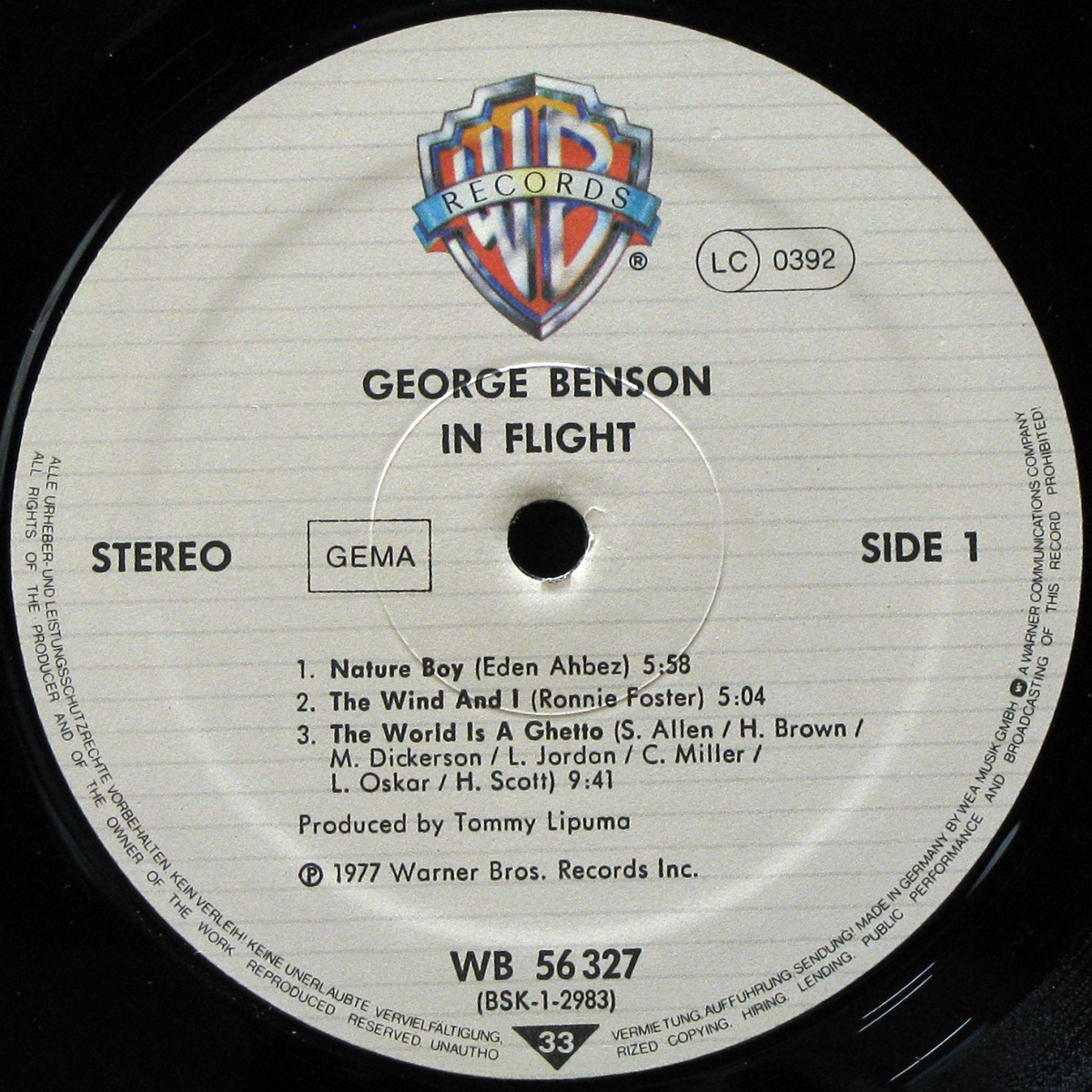 LP George Benson — In Flight фото 2