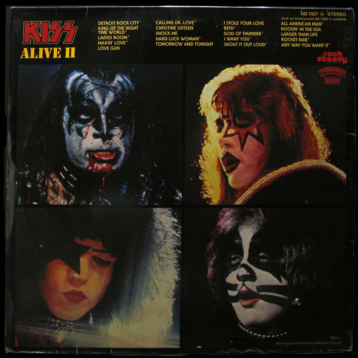 LP Kiss — Alive II (2LP) фото 2