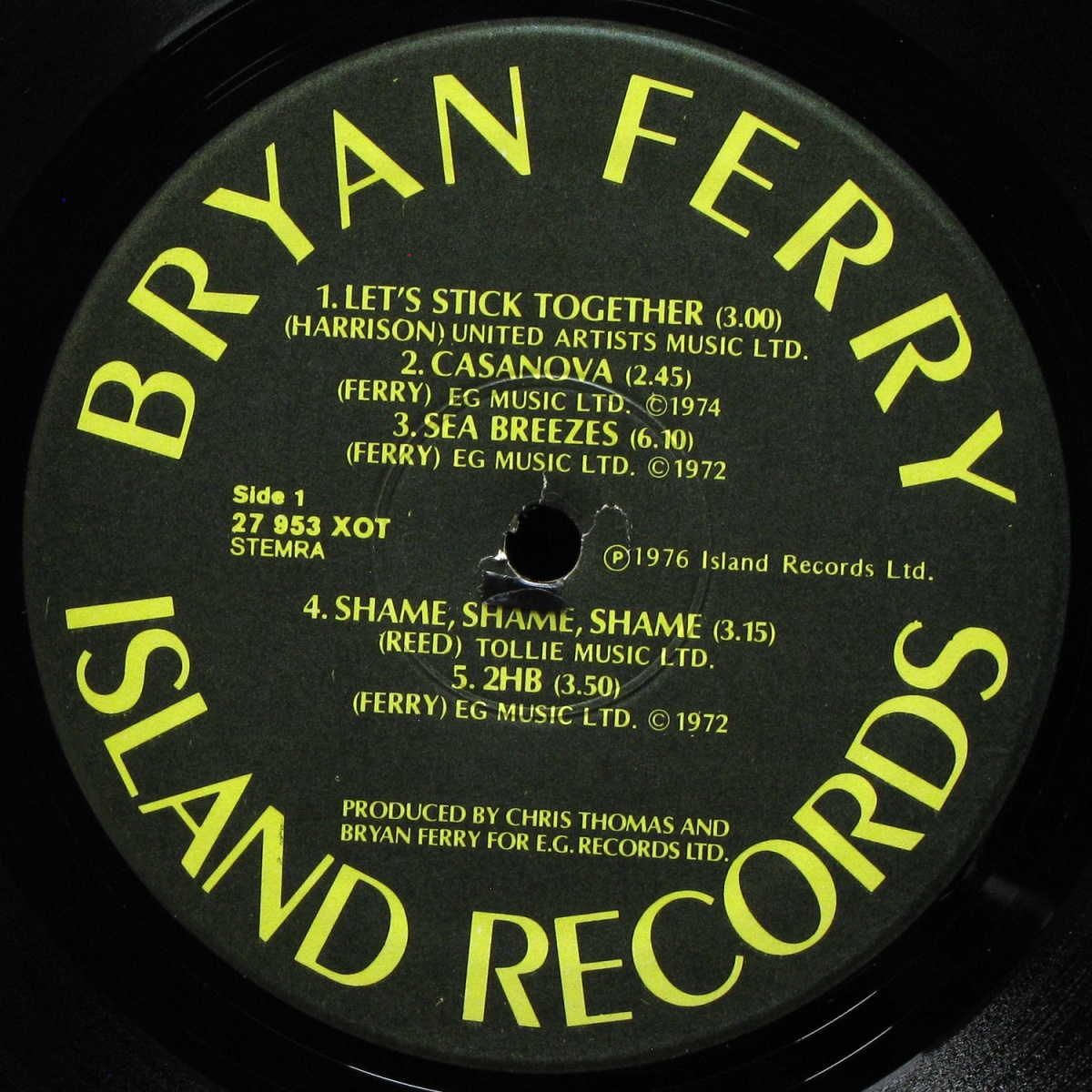 LP Bryan Ferry — Let's Stick Together фото 2