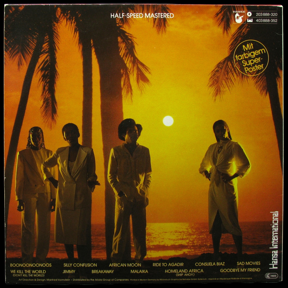 LP Boney M — Boonoonoonoos (+ poster) фото 2