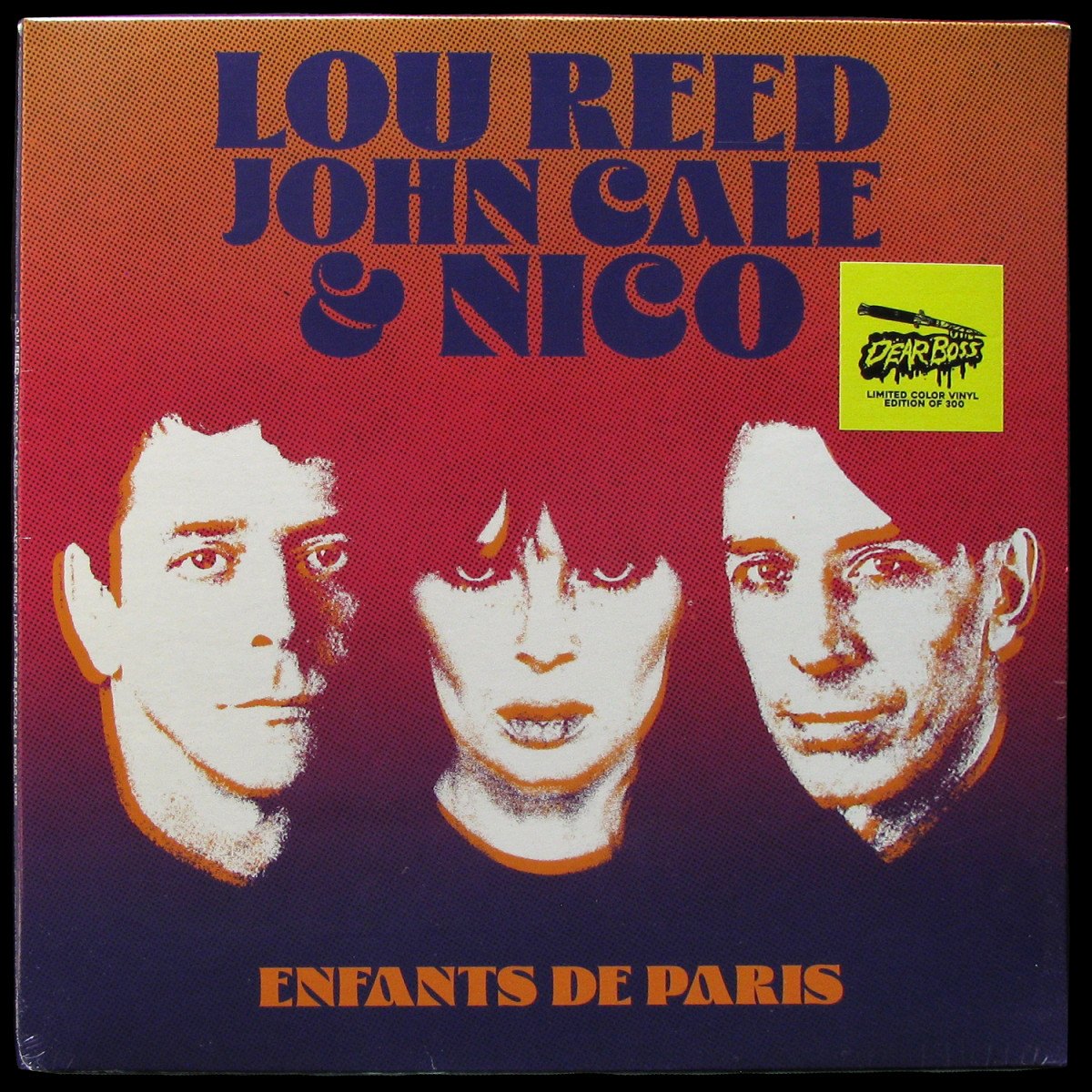 LP Lou Reed / John Cale / Nico — Enfants De Paris - Live At The Bataclan, Paris, 1972 (coloured vinyl) фото