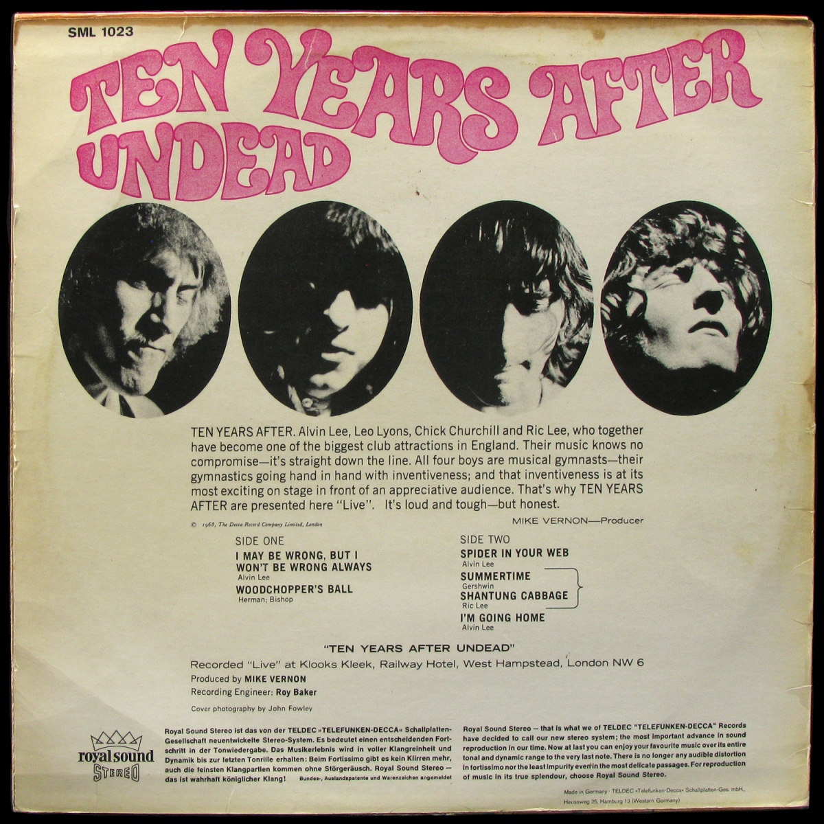 LP Ten Years After — Undead фото 2