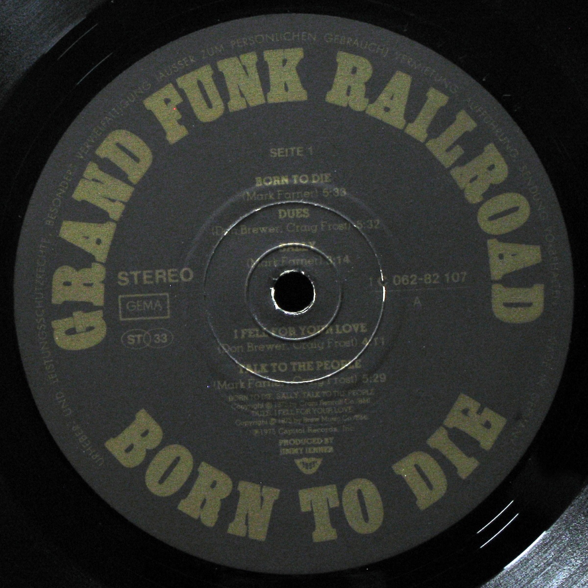 LP Grand Funk Railroad — Born To Die фото 3