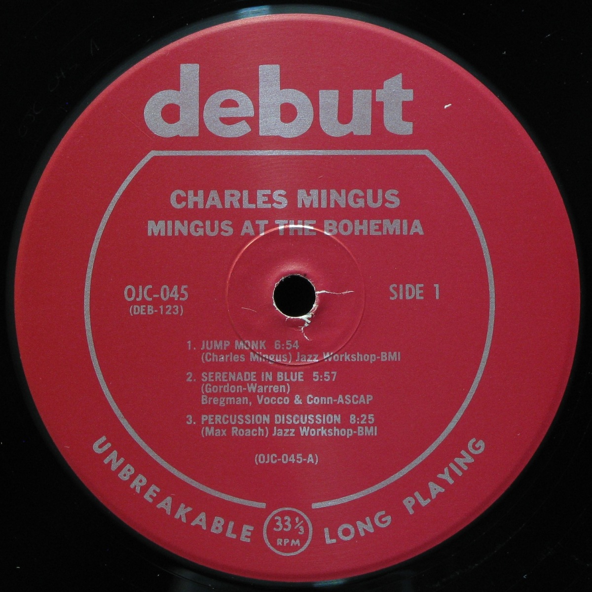 LP Charles Mingus — Mingus At The Bohemia фото 3