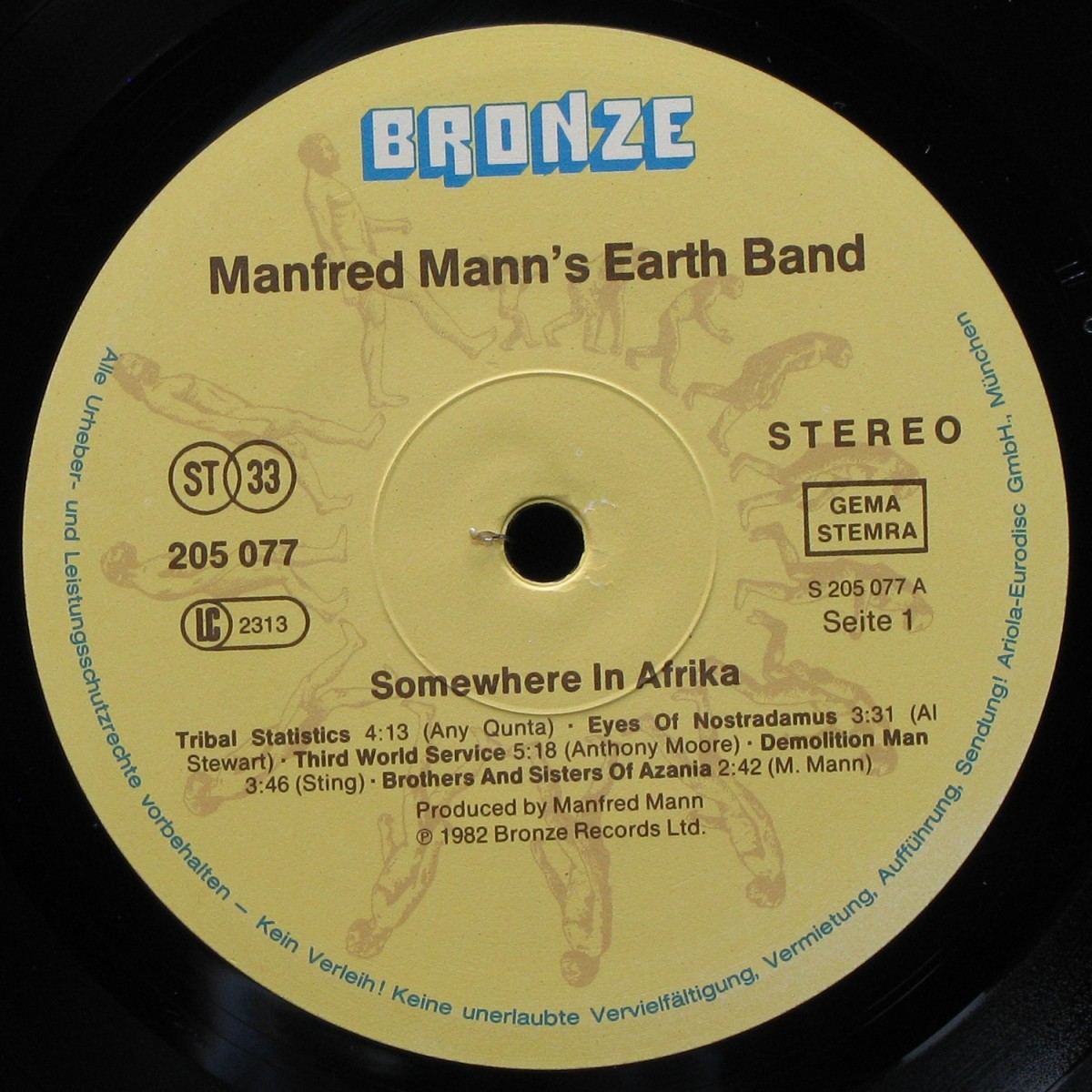 LP Manfred Mann's Earth Band — Somewhere In Afrika фото 2