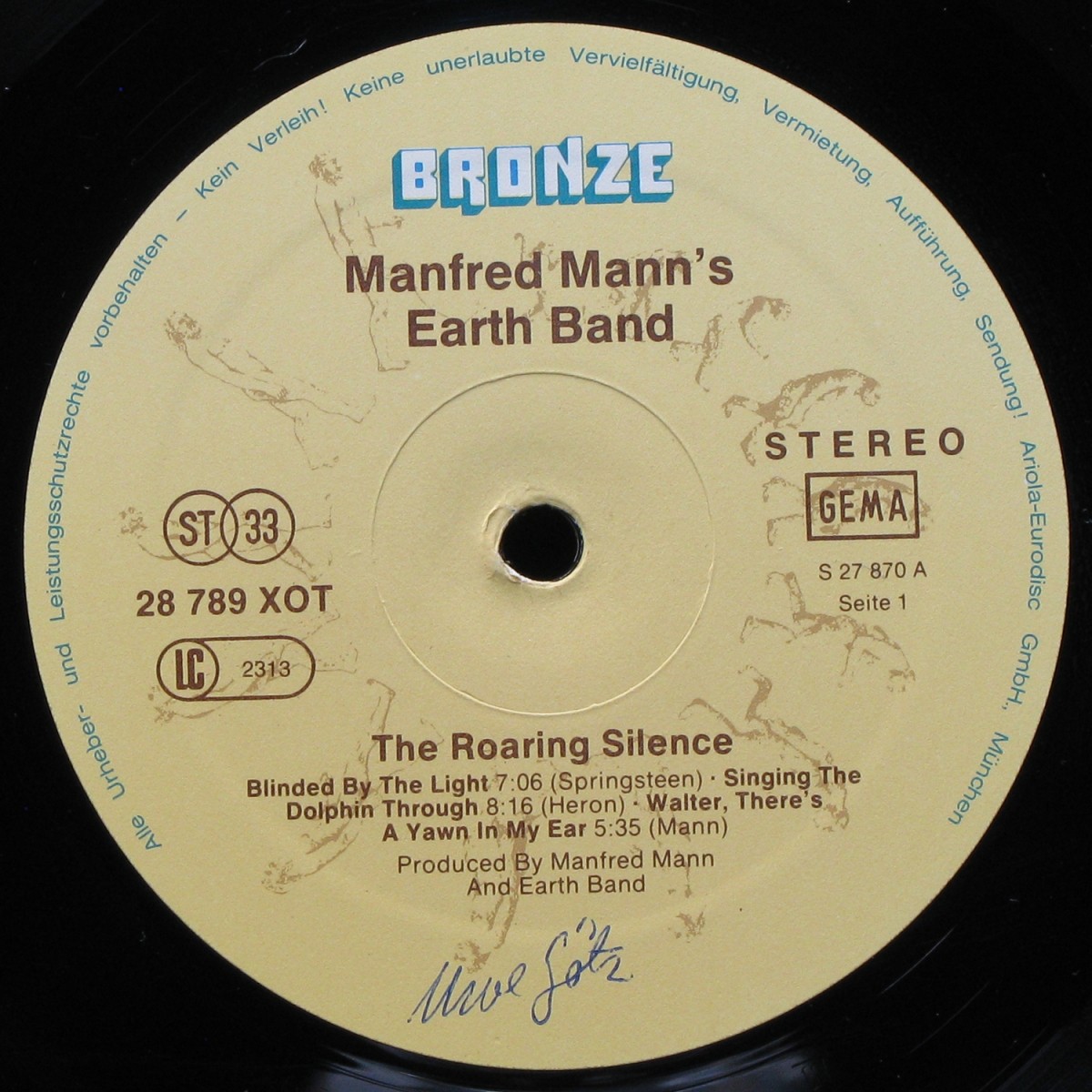 LP Manfred Mann's Earth Band — Roaring Silence фото 2