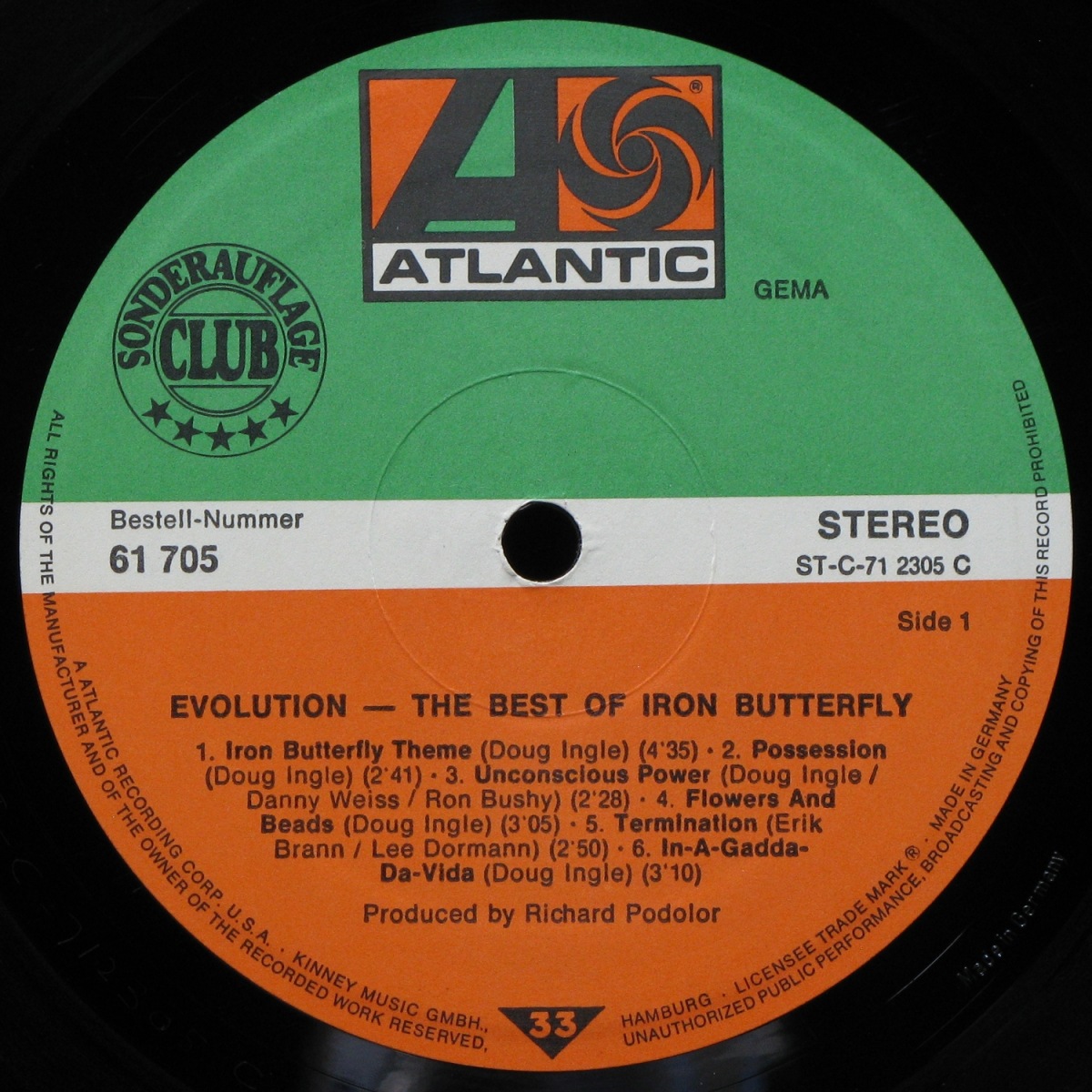 LP Iron Butterfly — Best Of Iron Butterfly Evolution (club edition) фото 2