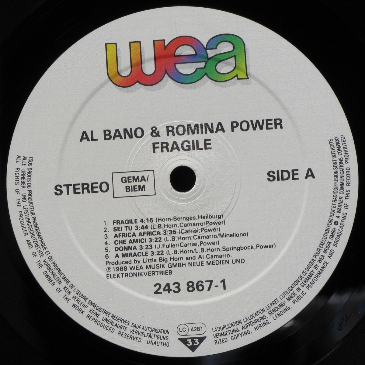 LP Al Bano & Romina Power — Fragile фото 3