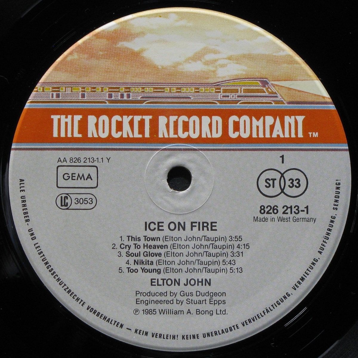 LP Elton John — Ice On Fire фото 2