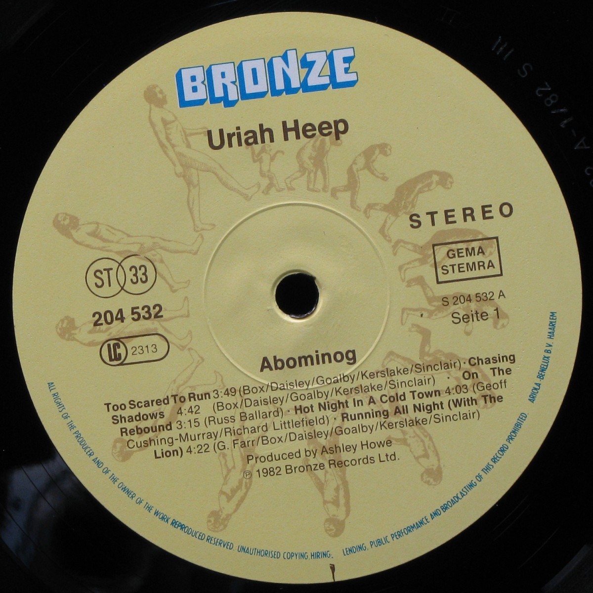 LP Uriah Heep — Abominog фото 2