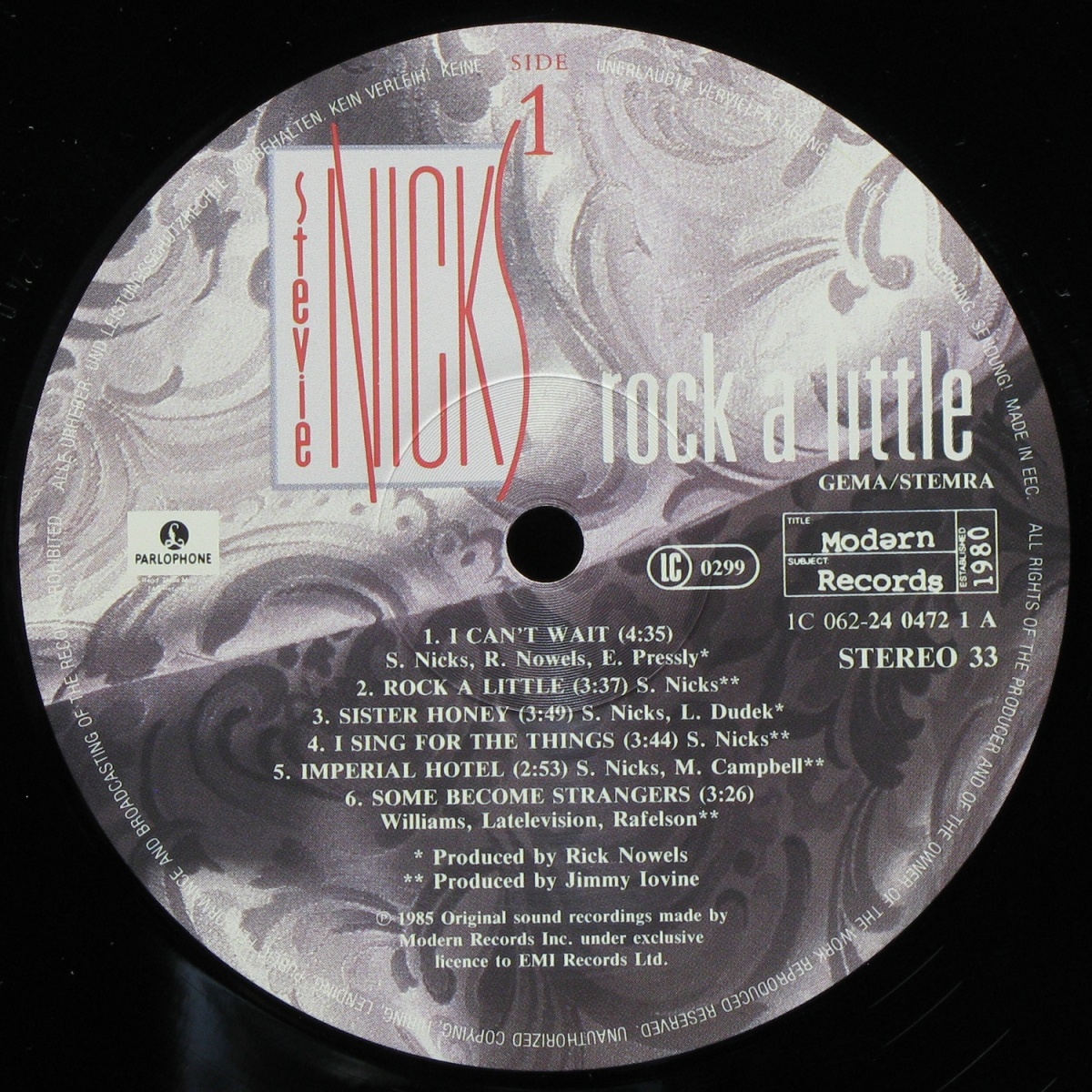 LP Stevie Nicks — Rock A Little фото 2