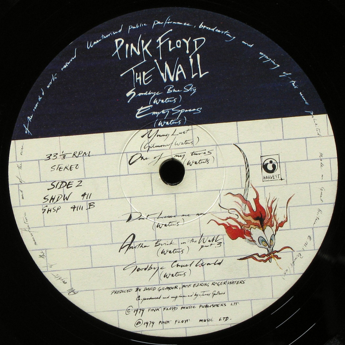 LP Pink Floyd — Wall (2LP) фото 12