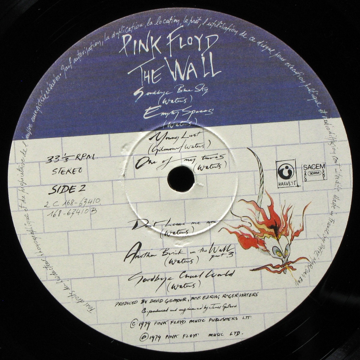 LP Pink Floyd — Wall (2LP) фото 9