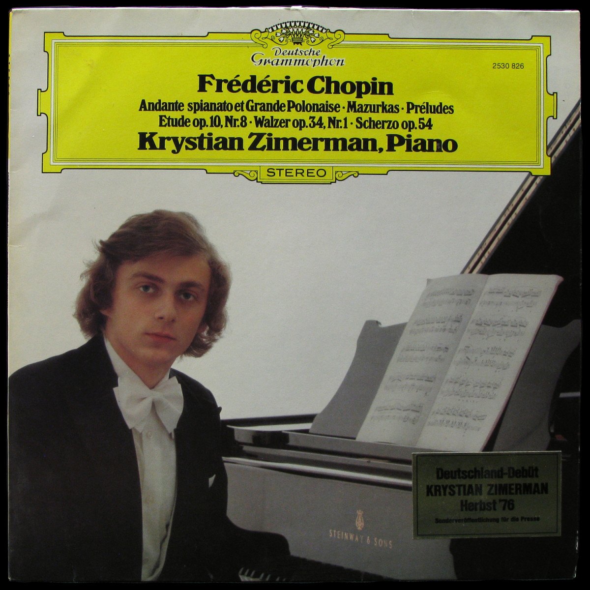 LP Krystian Zimerman — Chopin: Klavierwerke (promo) фото