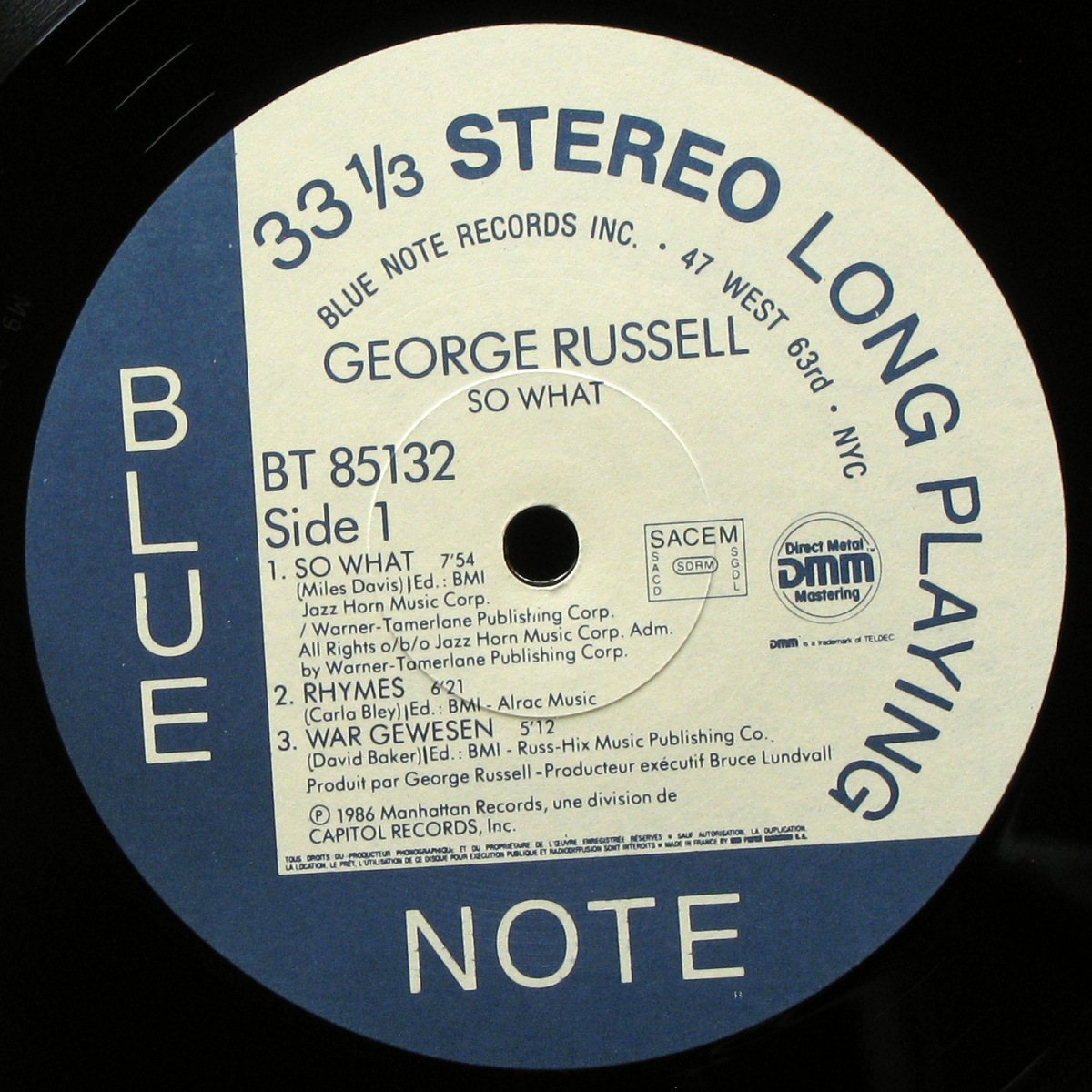 LP George Russell / Living Time Orchestra — So What фото 2