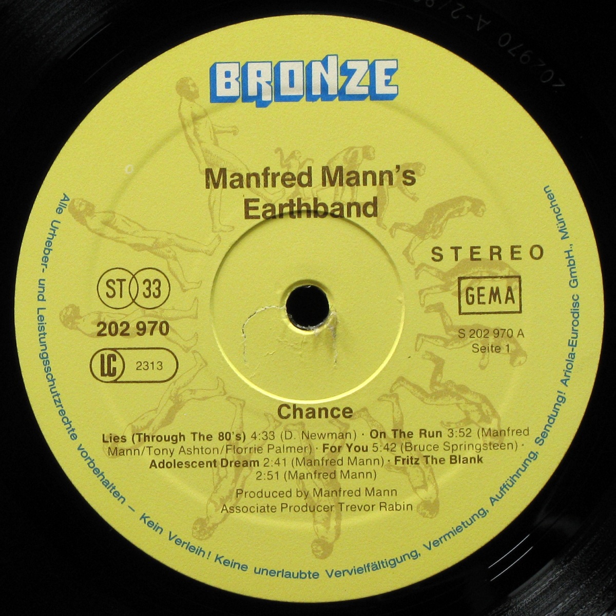 LP Manfred Mann's Earth Band — Chance фото 2