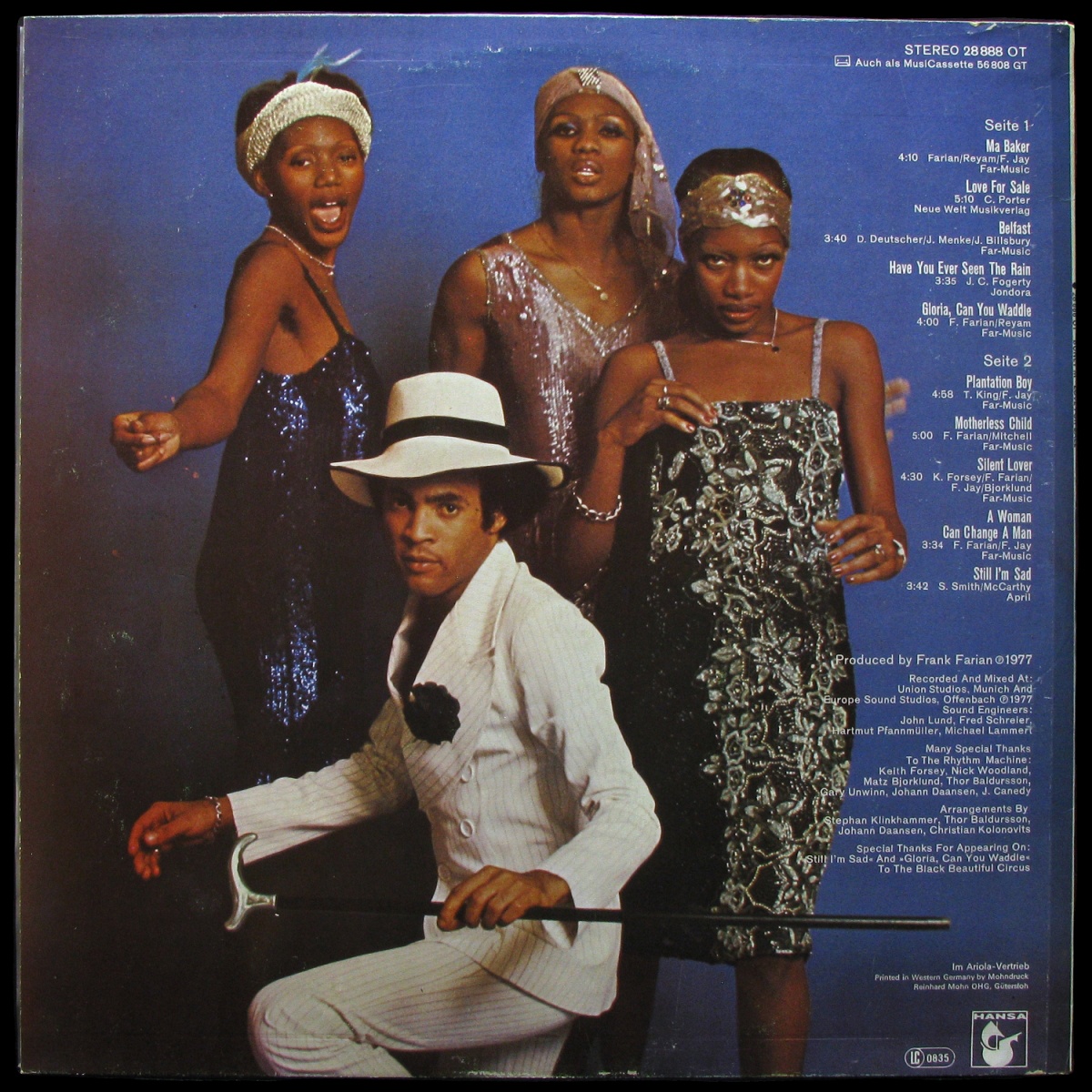 LP Boney M — Love For Sale (+ poster) фото 2