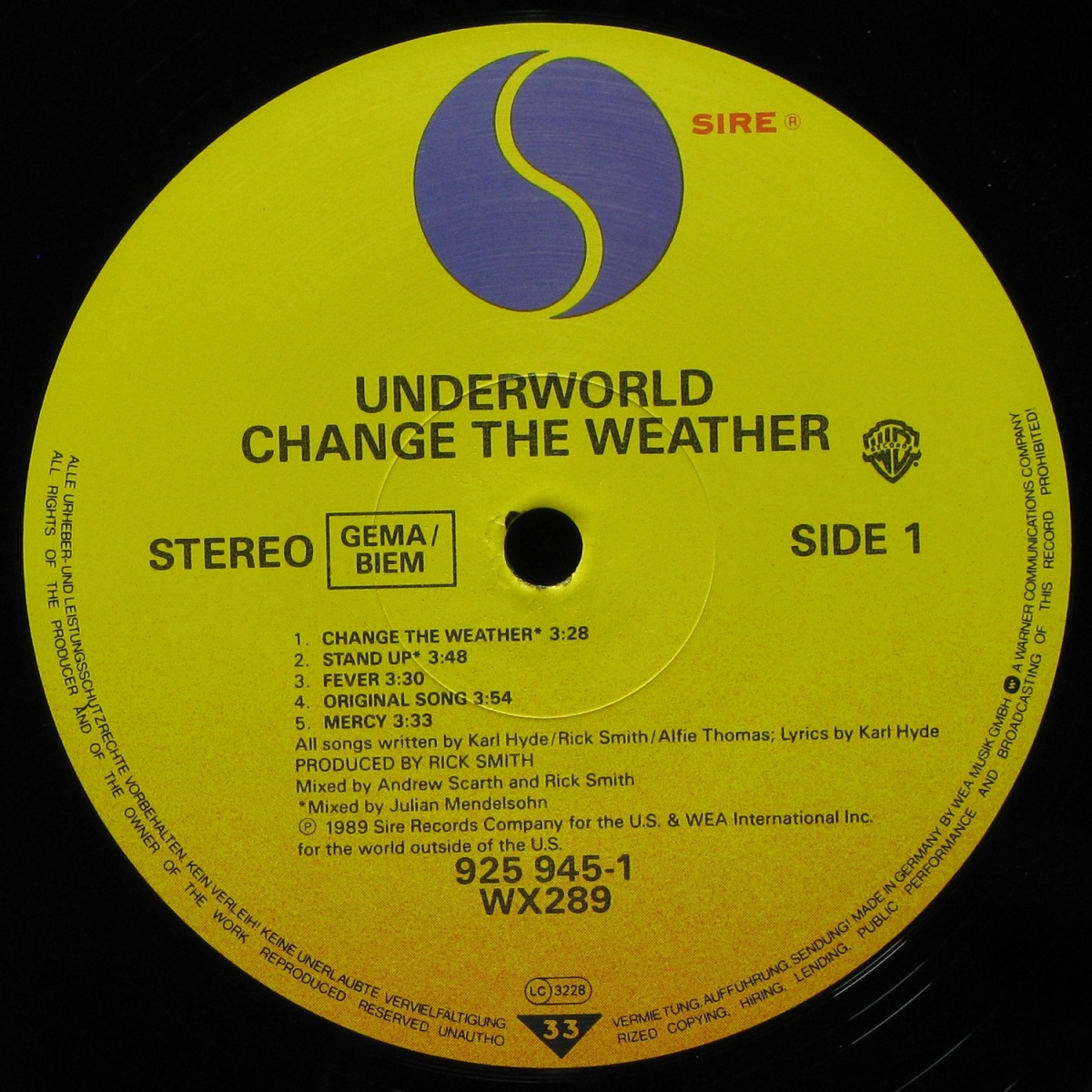 LP Underworld — Change The Weather фото 2