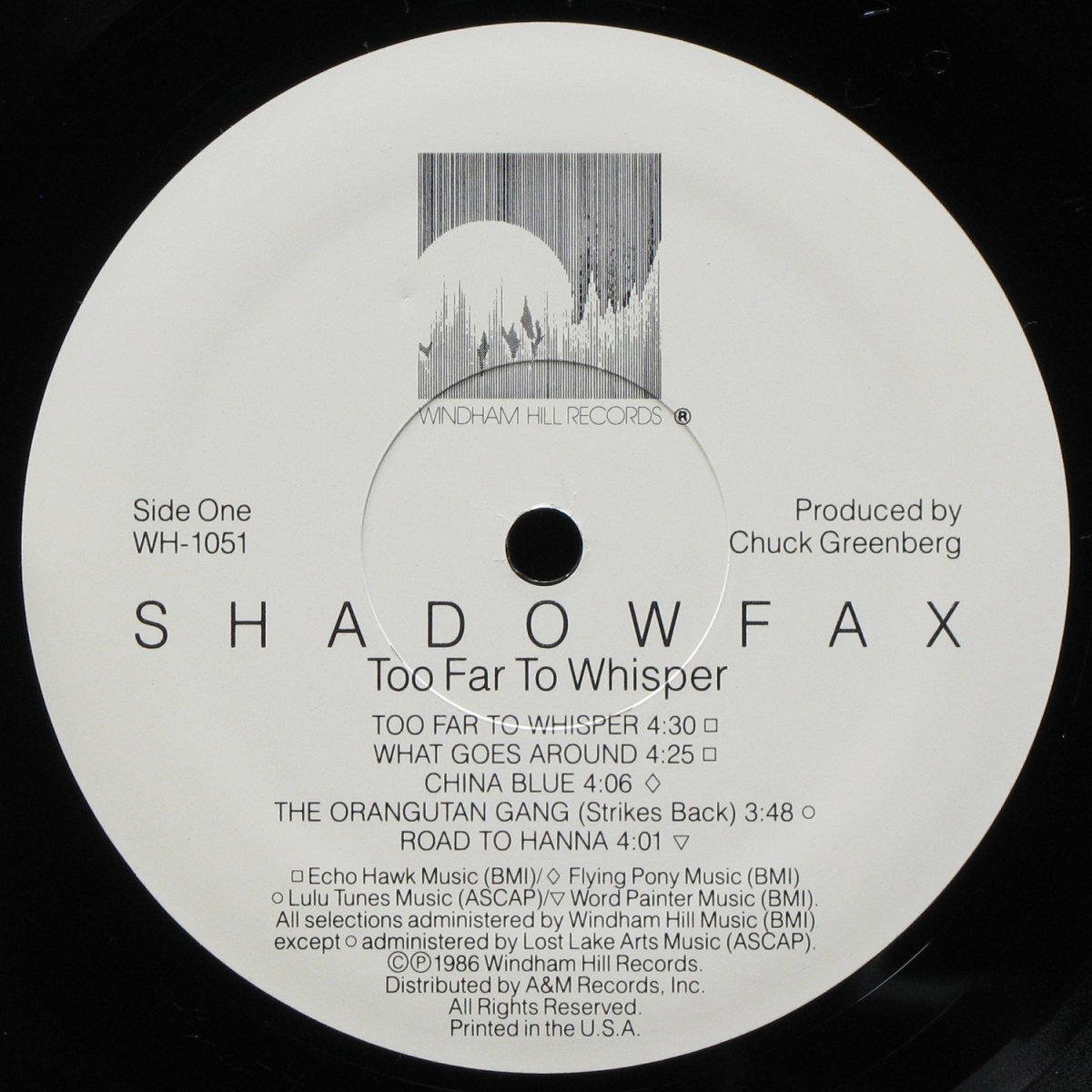 LP Shadowfax — Too Far To Whisper фото 2