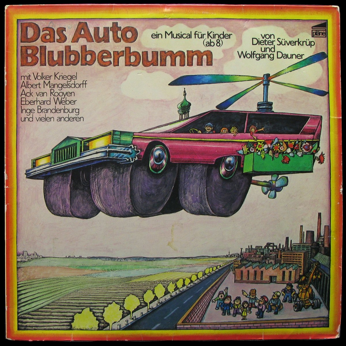 LP Dieter Suverkrup / Wolfgang Dauner — Das Auto Blubberbumm (Ein Musical Fur Kinder) фото