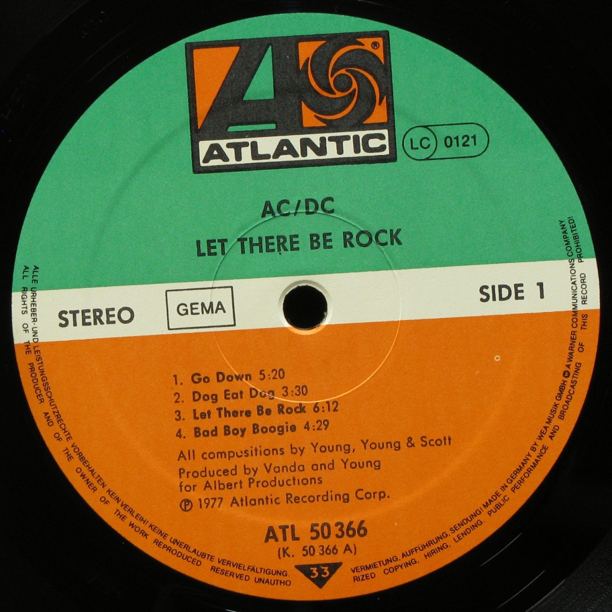 LP AC/DC — Let There Be Rock фото 3