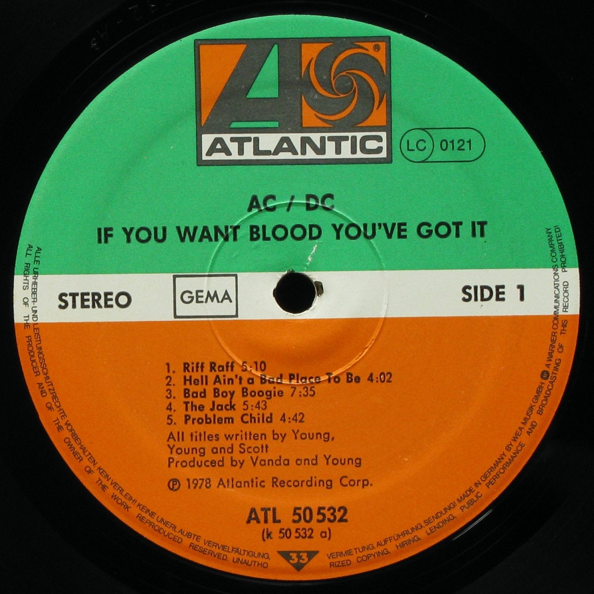 LP AC/DC — If You Want Blood You've Got It фото 3