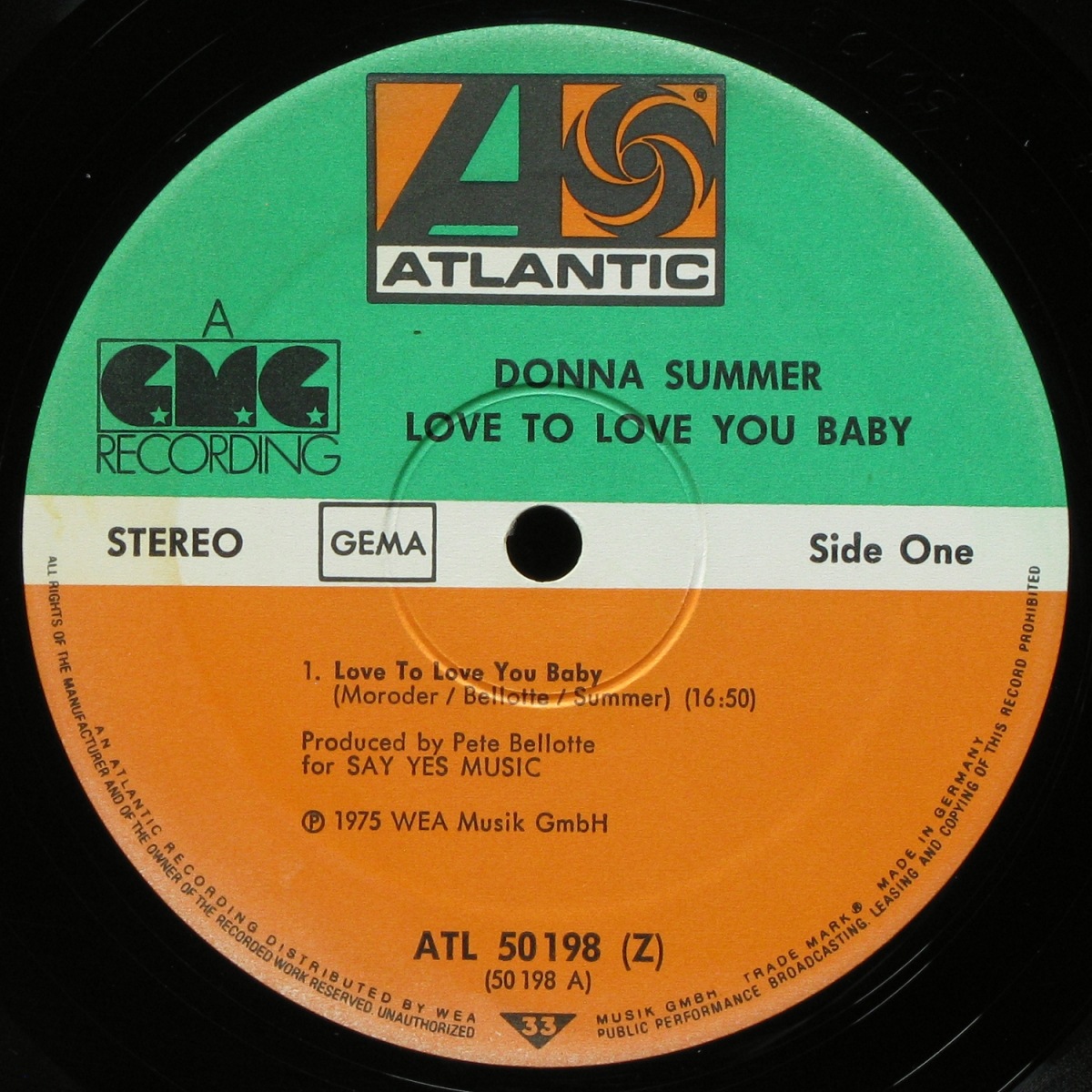 LP Donna Summer — Love To Love You Baby фото 2