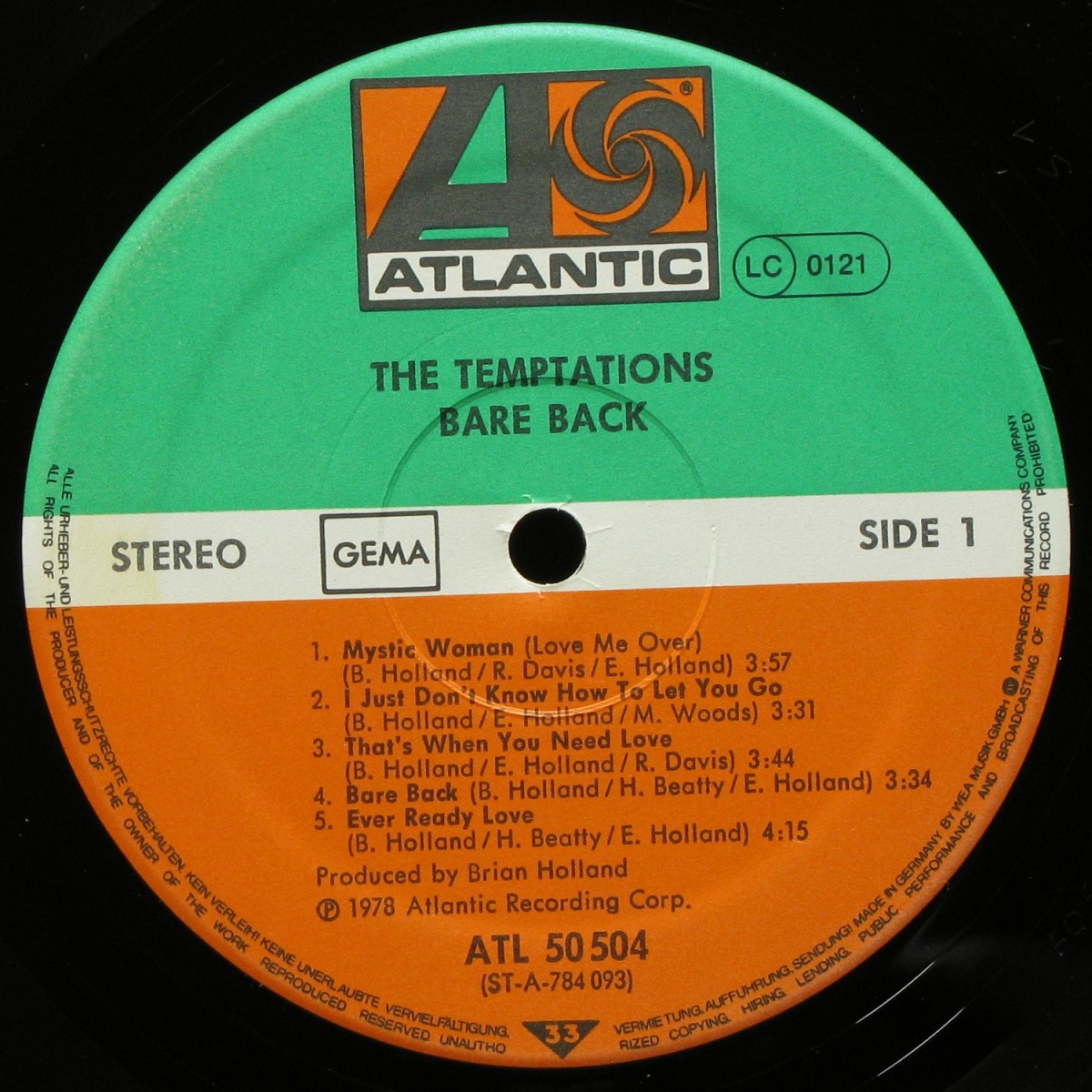 LP Temptations — Bare Back фото 2