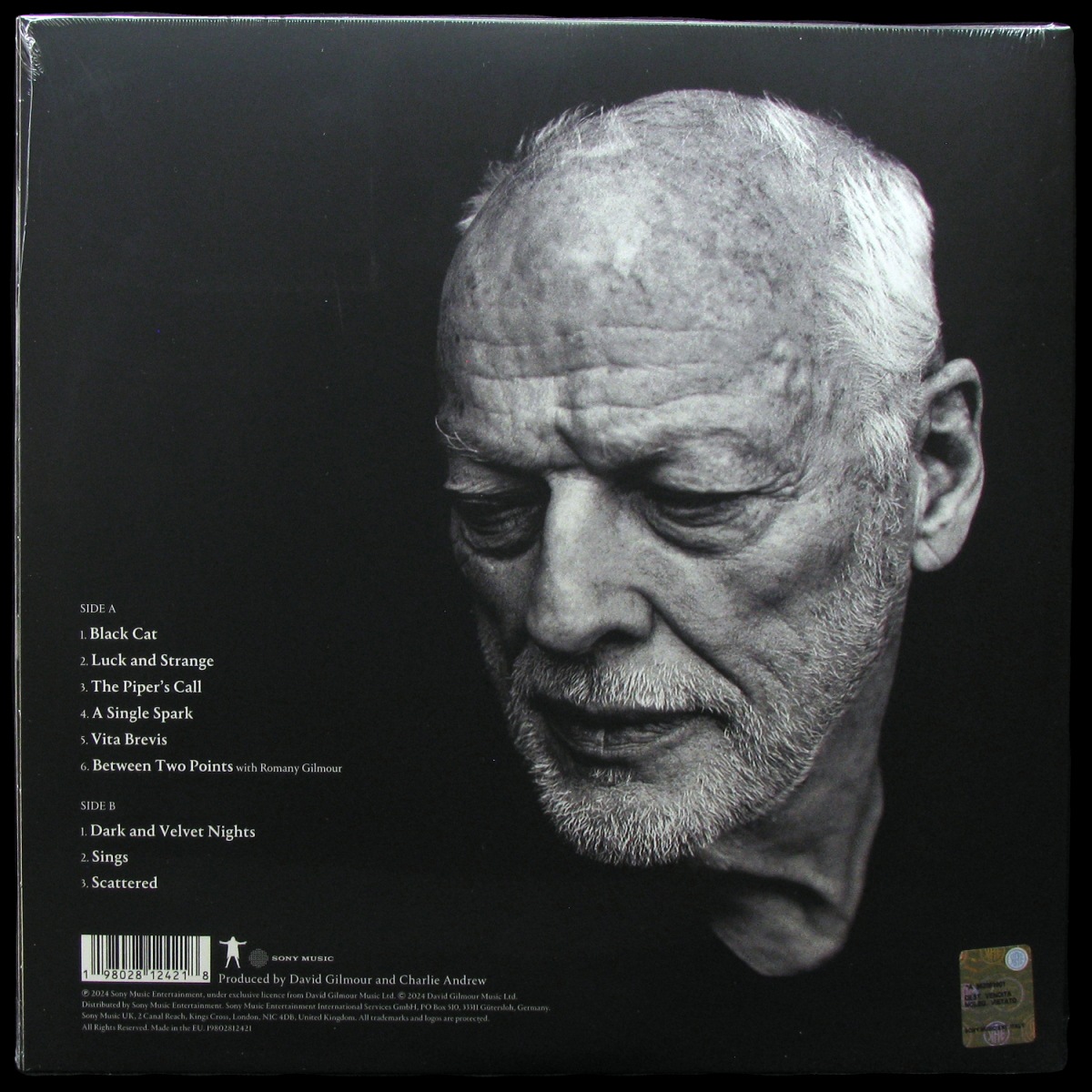 LP David Gilmour — Luck And Strange (coloured vinyl) фото 2