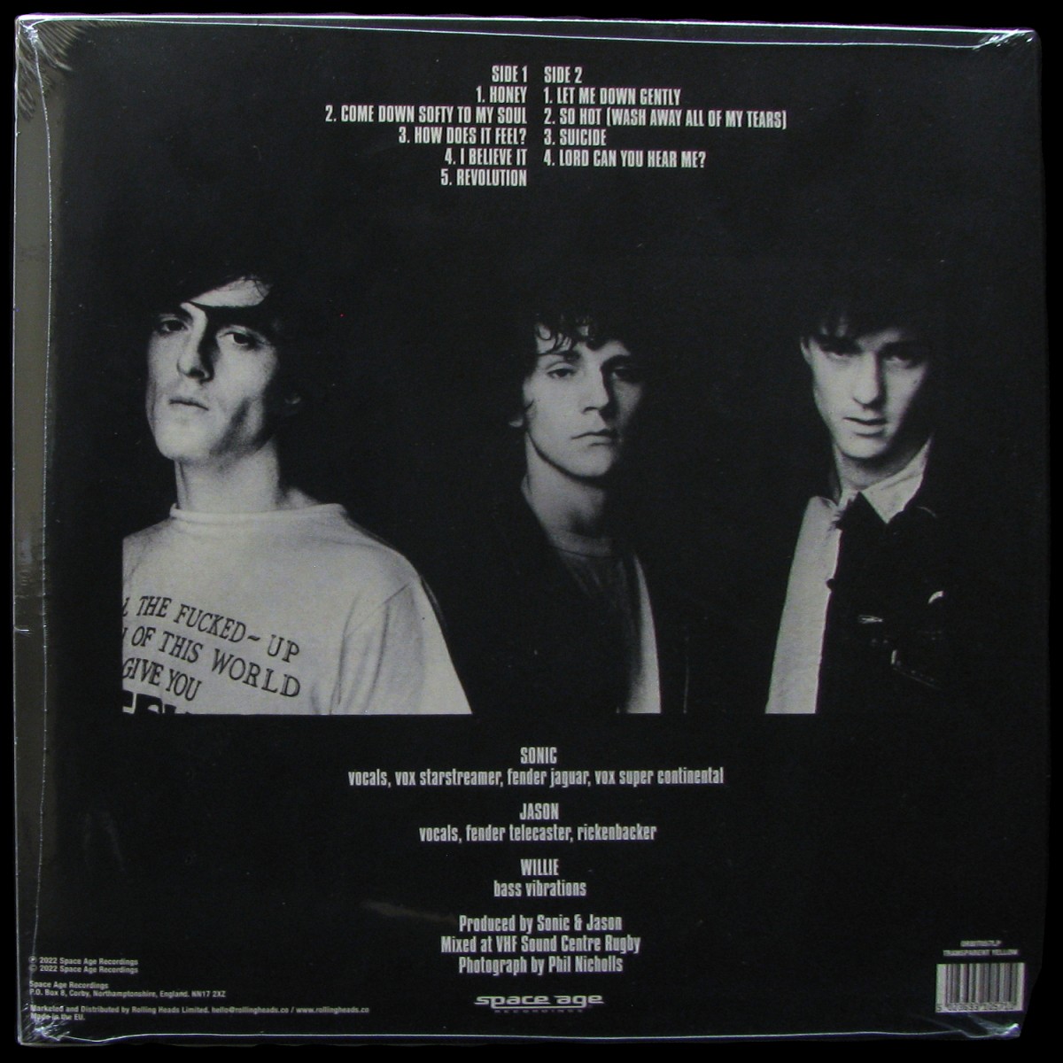 LP Spacemen 3 — Playing With Fire (coloured vinyl) фото 2