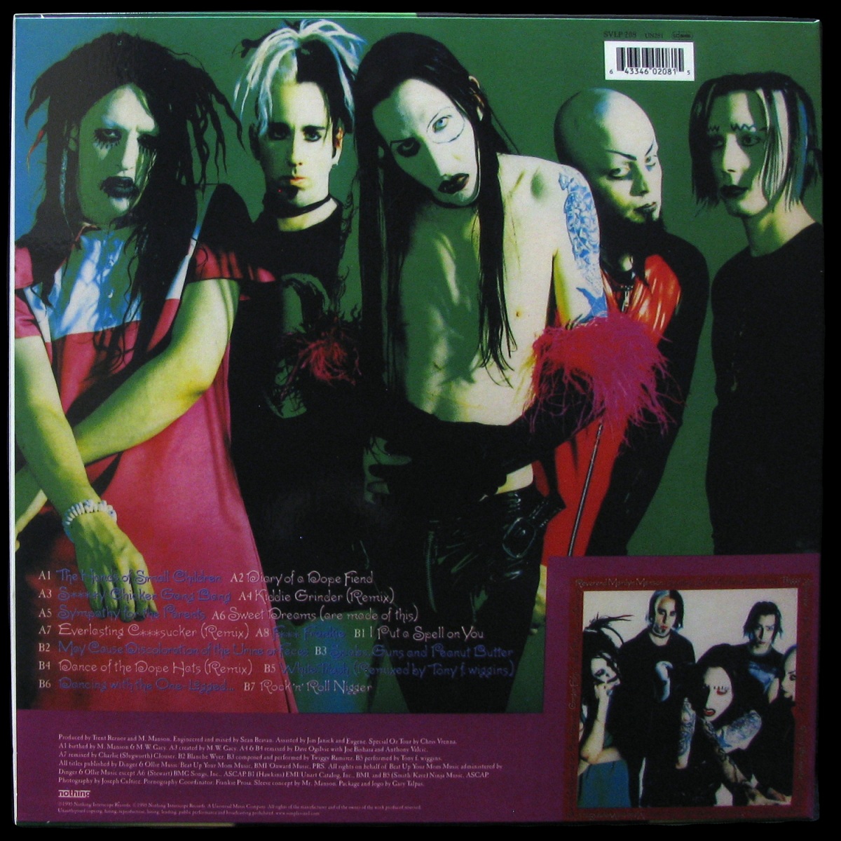 LP Marilyn Manson — Smells Like Children фото 2