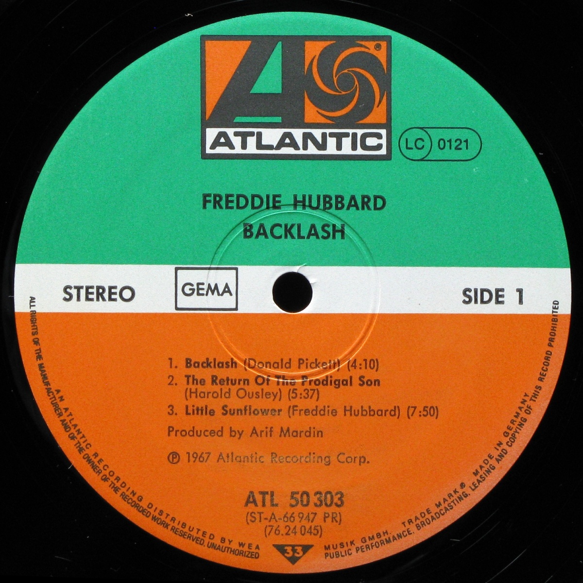 LP Freddie Hubbard — Backlash фото 2