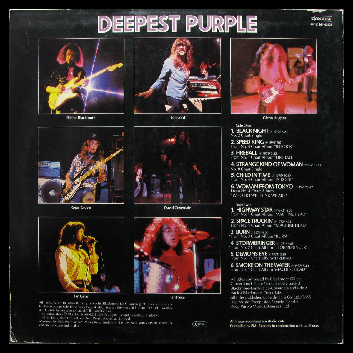 LP Deep Purple — Deepest Purple: The Very Best Of фото 2