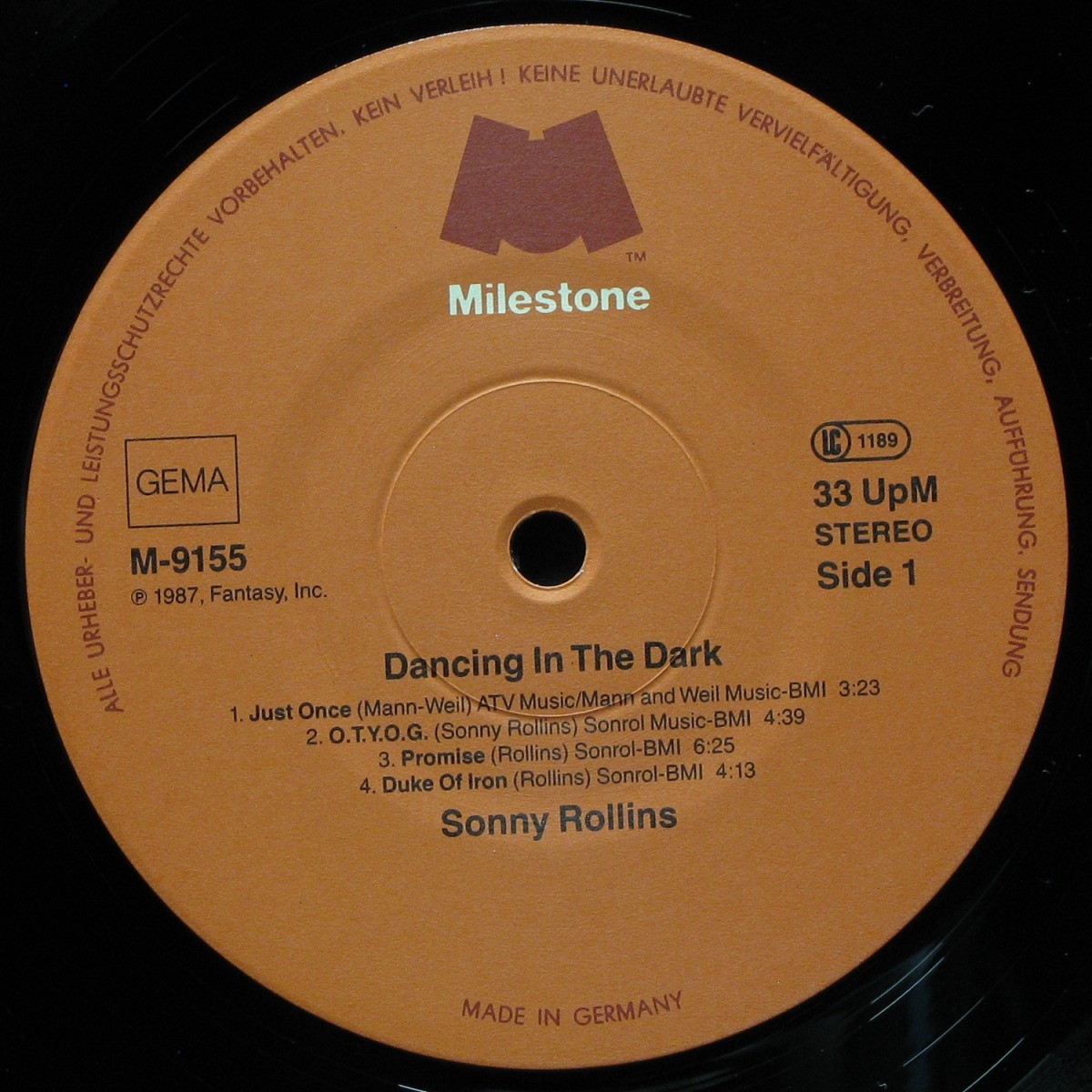 LP Sonny Rollins — Dancing In The Dark фото 2