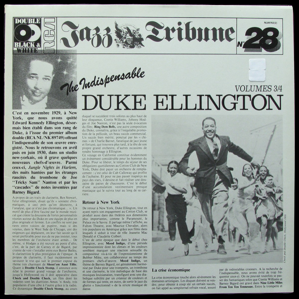 LP Duke Ellington — Indispensable Duke Ellington Volumes 3/4 (2LP, mono) фото