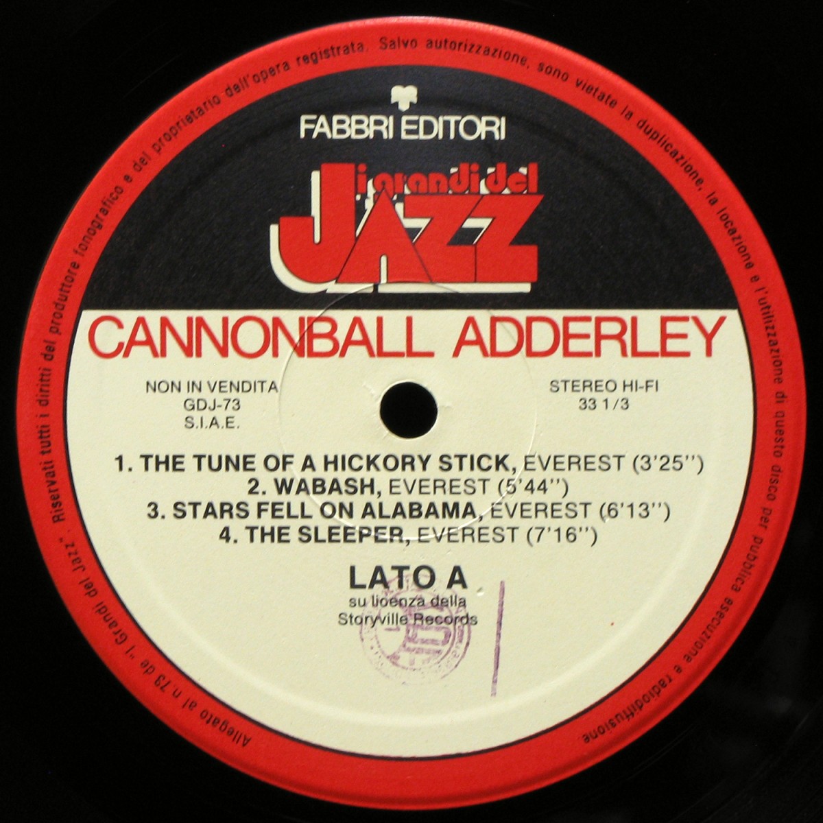 LP Cannonball Adderley — Cannonball Adderley (coverbooklet) фото 2