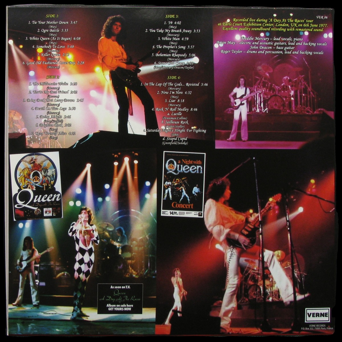 LP Queen — Live At Earls Court (2LP, coloured vinyl) фото 2