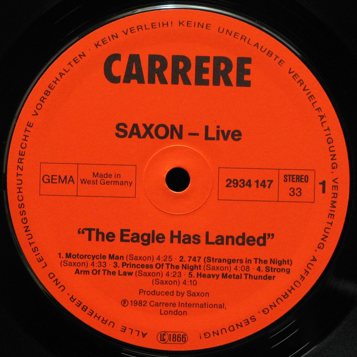 LP Saxon — Eagle Has Landed (Live) фото 2