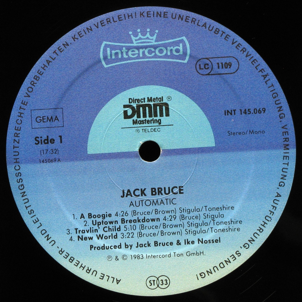 LP Jack Bruce — Automatic фото 2