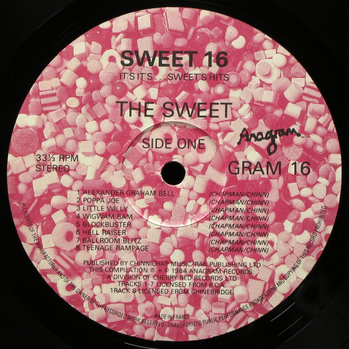 LP Sweet — It's It's... Sweet's Hits фото 3