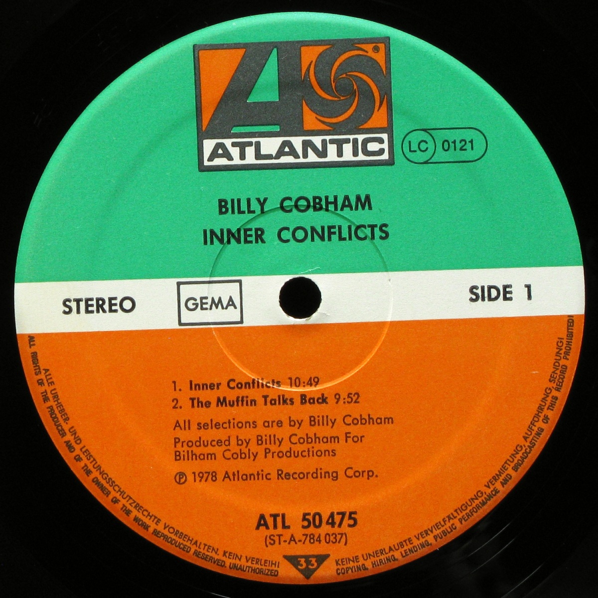 LP Billy Cobham — Inner Conflicts фото 2