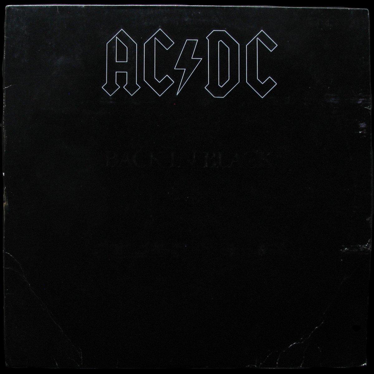 LP AC/DC — Back In Black фото