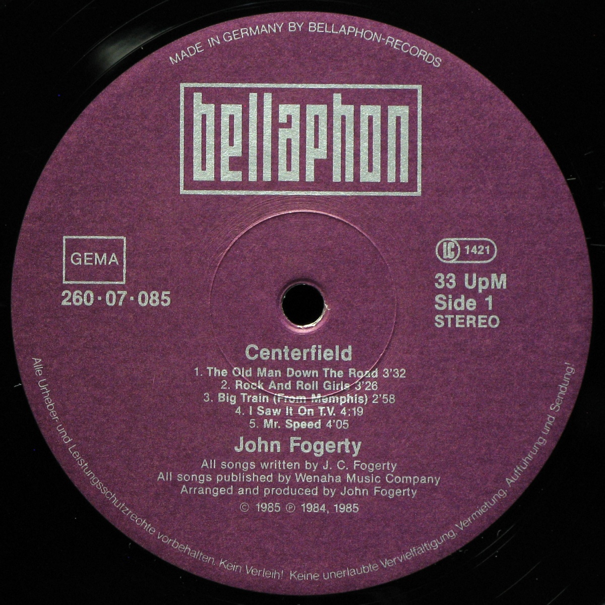 LP John Fogerty — Centerfield фото 2